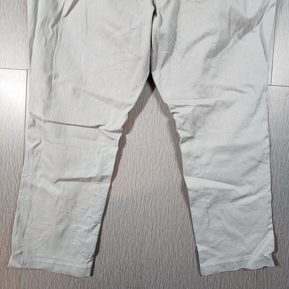 NYDJ Audrey Ankle Jeans Slim Straight Gray High Waisted Lift Tuck Women’s 20W - Picture 8 of 13